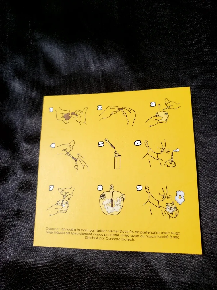 Happle Nugz _HASH_Portable Glass Bong image indicator(5)