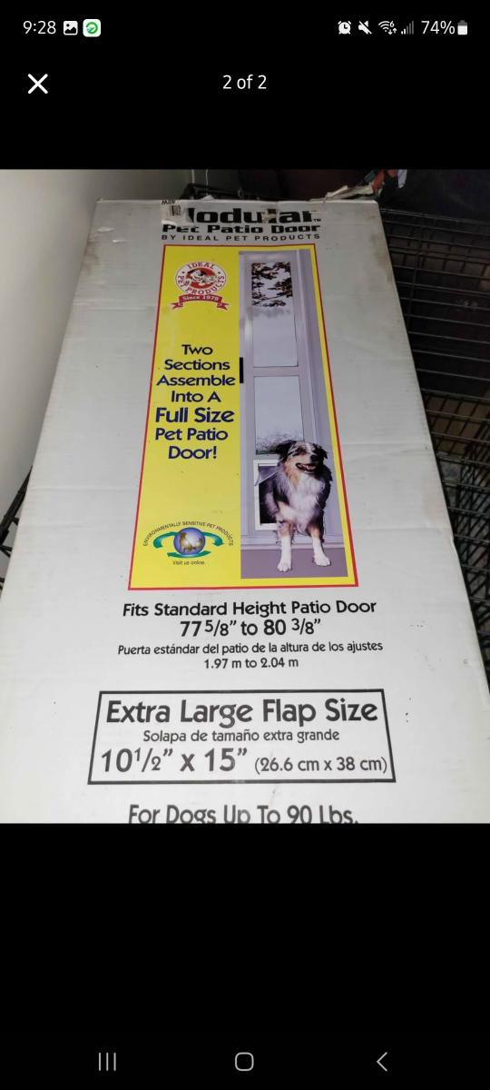 Ideal Pet Products Modular Pet Patio Door