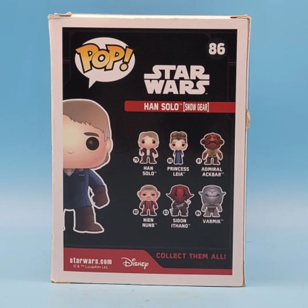 🥳NEW🤩 Funko Pop! Star Wars#86 HANS SOLO Lootcrate Exclusive image indicator(3)
