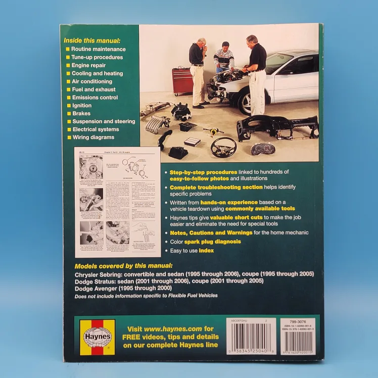 🥳VGC🤩 Haynes Repair Manual - Chrysler/Dodge 1995-2006 image indicator(3)