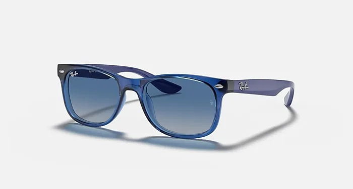 Ray-Ban Wayfarer transparent Blue Sunglasses kids thumbnail