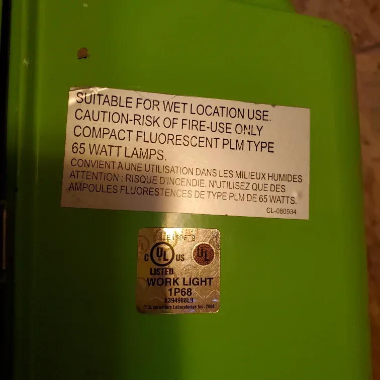 Power Light Work Light image indicator(3)