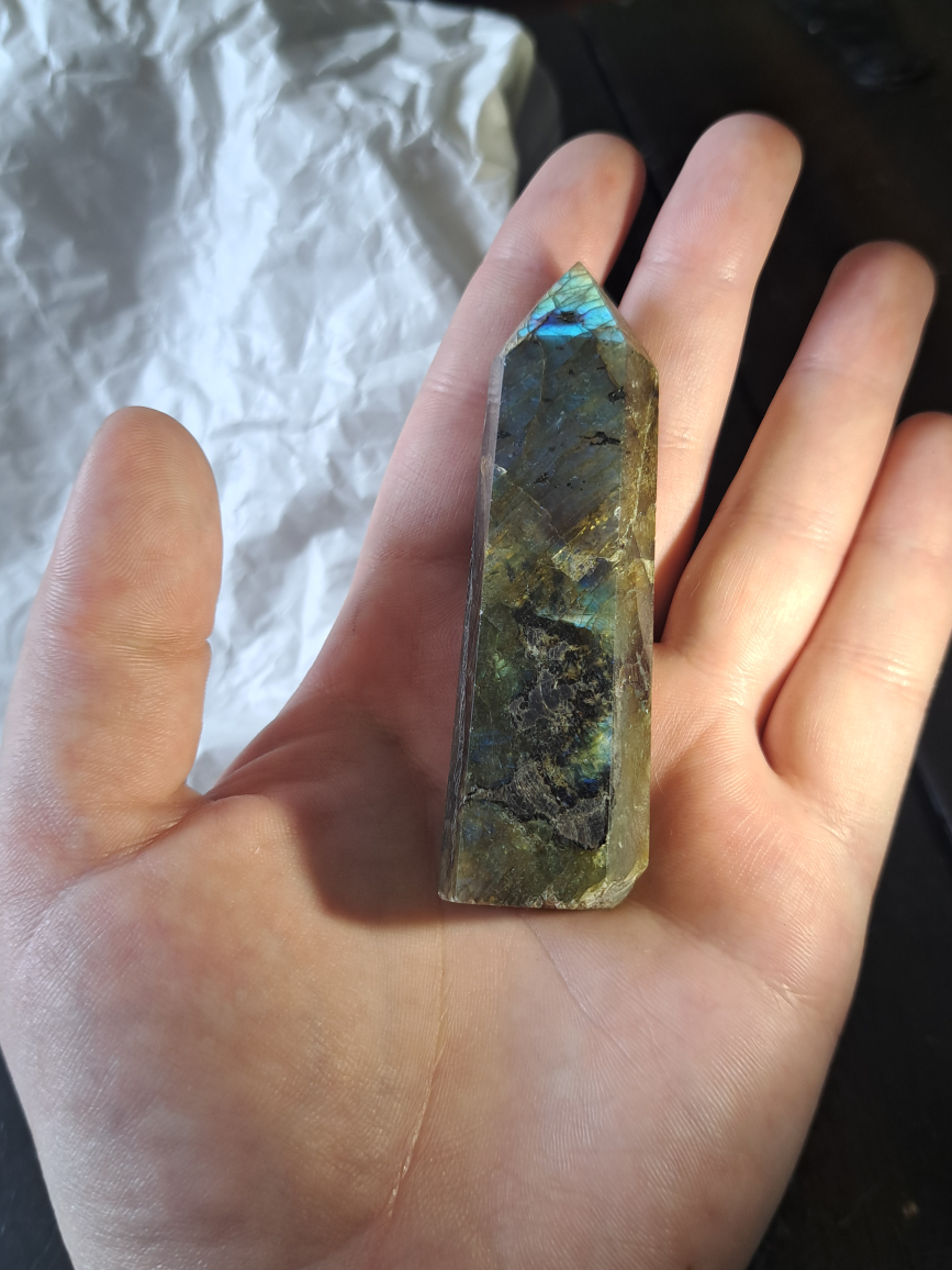 Labradorite Crystal Tower Point