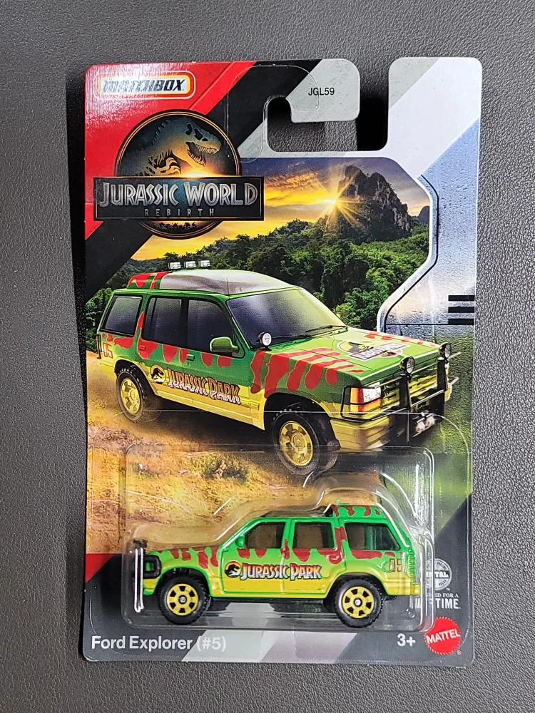 Matchbox Jurassic World Ford Explorer (#5) thumbnail