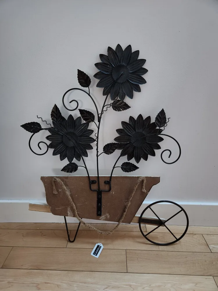 Brand New Koppers Welcome Sunflower Plaque image indicator(2)