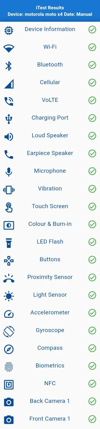 Motorola Moto X4 - 32 GB - Sterling Blue (Read Description) image indicator(9)