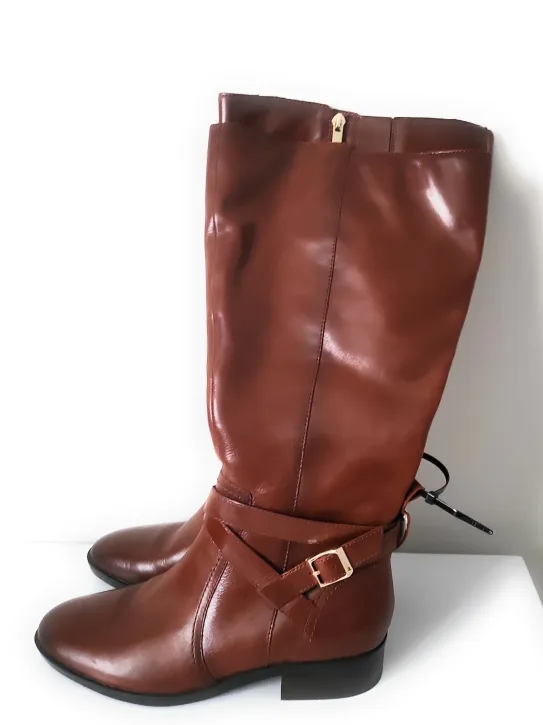 Naturalizer Rena2 Brown Leather Boots - Size 7 image indicator(4)