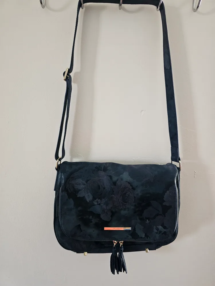 Jack French London Floral Crossbody Bag W/ Makeup bag thumbnail