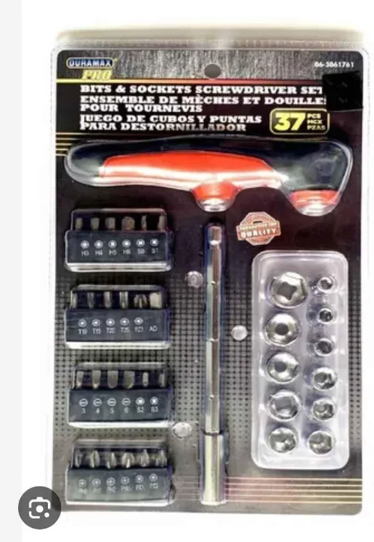 37-Piece Bit & Socket Screwdriver Set New thumbnail