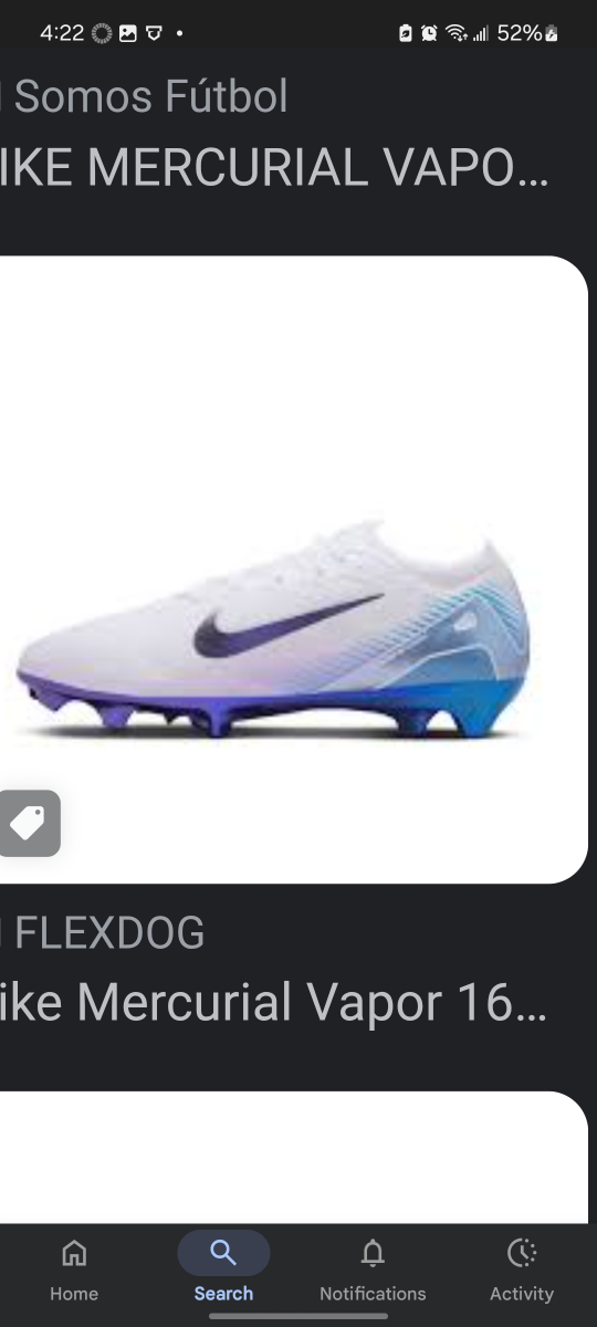 Nike Mercurial Vapor 15 FG Soccer Cleats
