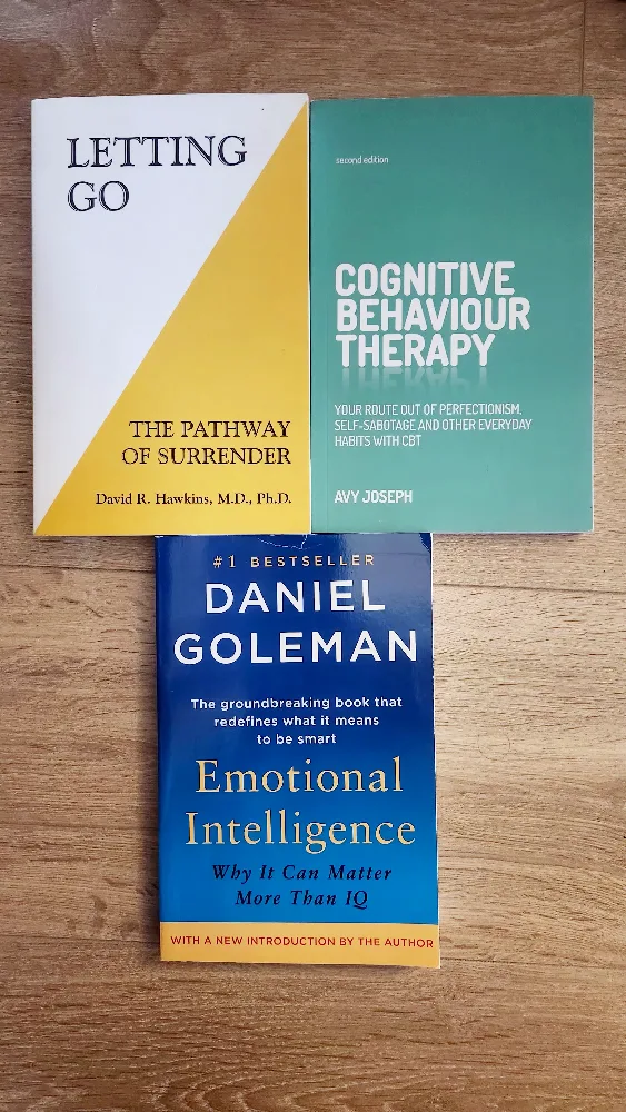 Self-Help books: Letting Go, CBT, EI thumbnail