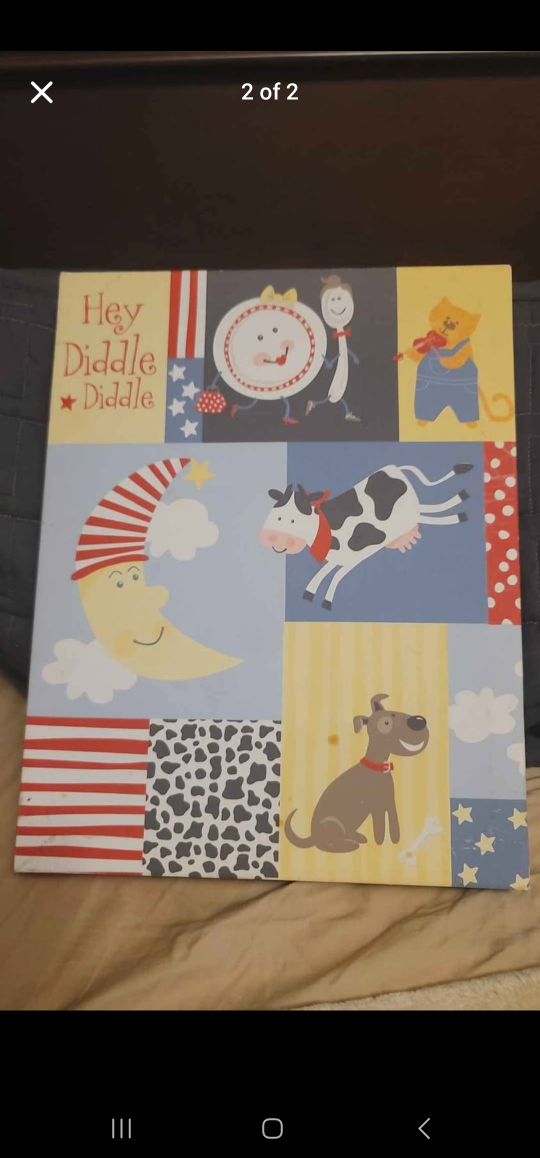 Hey Diddle Diddle Wall Art - photo 2