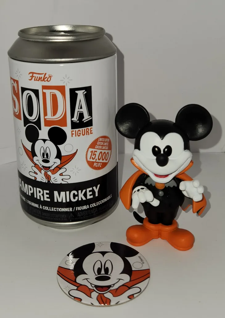 P/U Disney Bundle! 1 Shirt, MiniFig, Funko Pop & 3 Sodas image indicator(7)