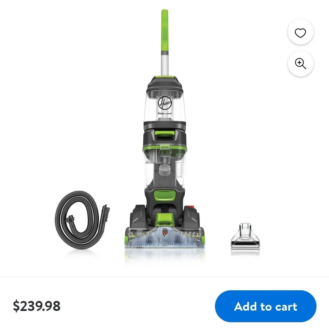 Dual Power Max Pet Carpet Cleaner HOOVER thumbnail