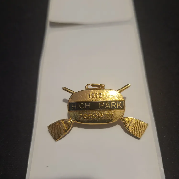 High Park Toronto 1918 Curling Pin thumbnail