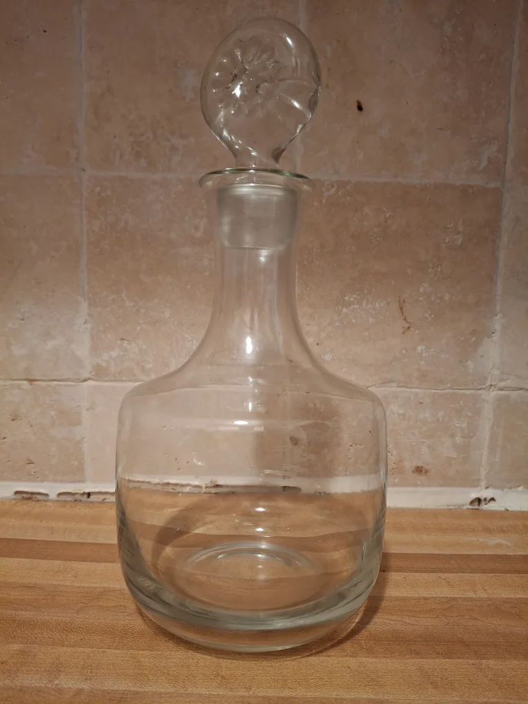 Glass Decanter with Stopper thumbnail
