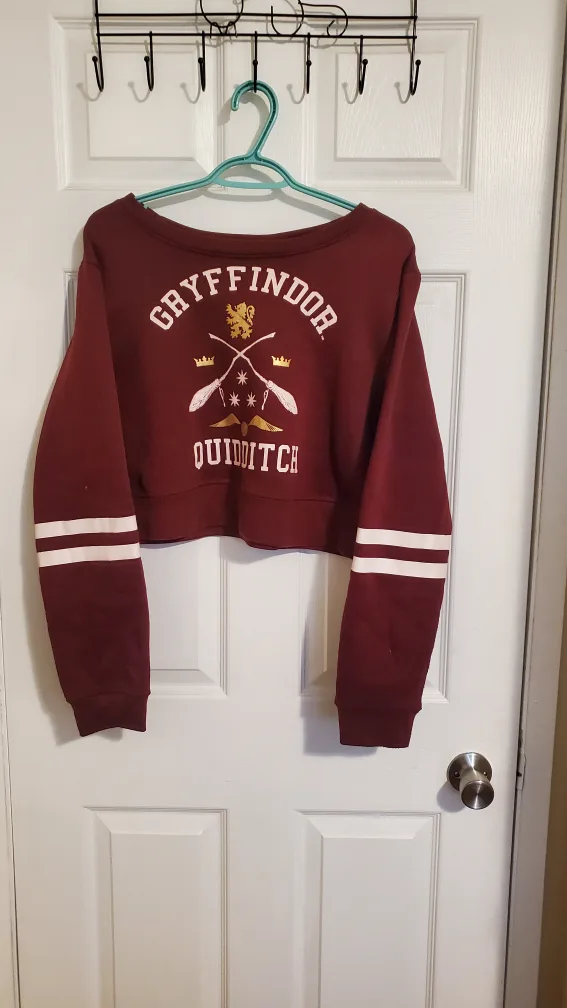 Harry Potter Gryffindor Quidditch Crop Top thumbnail