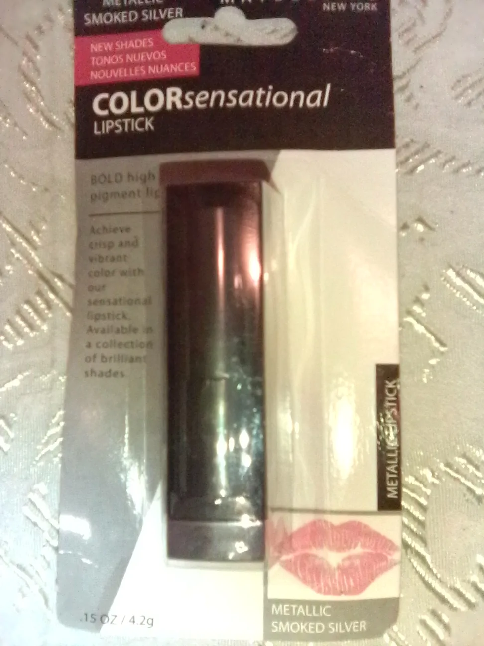 Maybelline Color Sensational Lipstick - Metallic Smoked Silver thumbnail