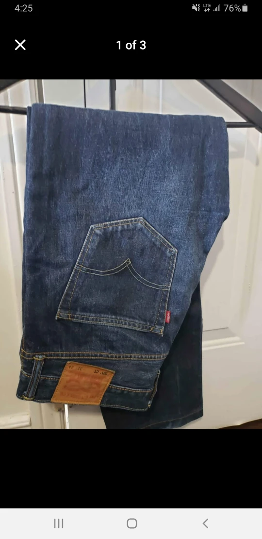 Levi's 501 CT Jeans, Size 32x34