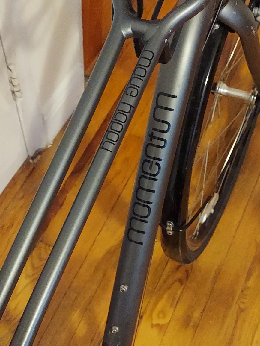 Great ** 2024 MOMENTUM ** 7 SPEED Gray Hybrid Bicycle image indicator(9)