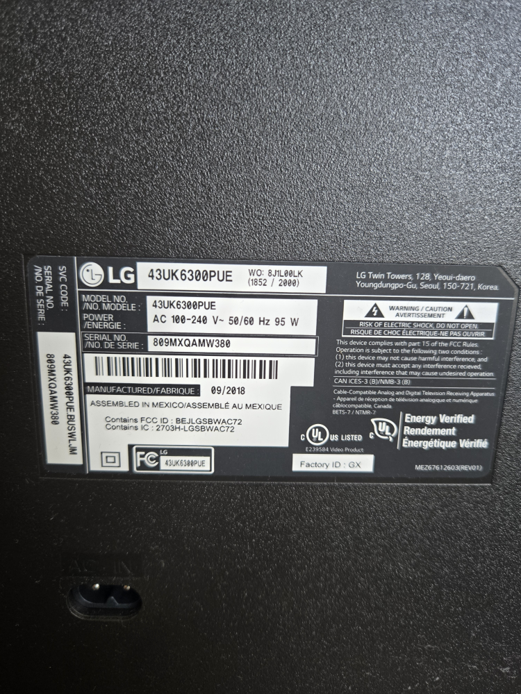 LG 43UK6300PUE 43" 4K UHD TV - photo 2