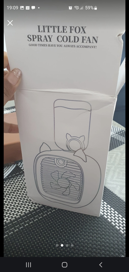Little Fox Spray Cold Fan - New in Box! - photo 2