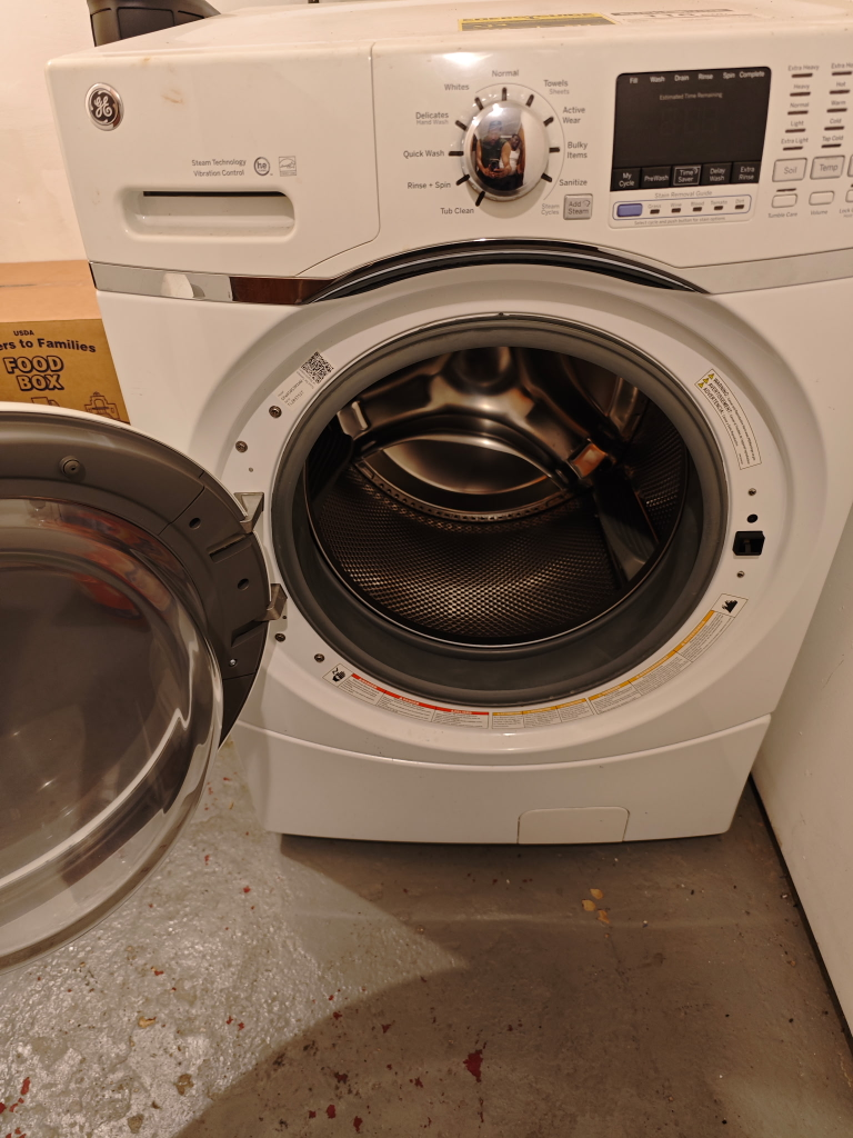 New GE Front Load Washing Machine