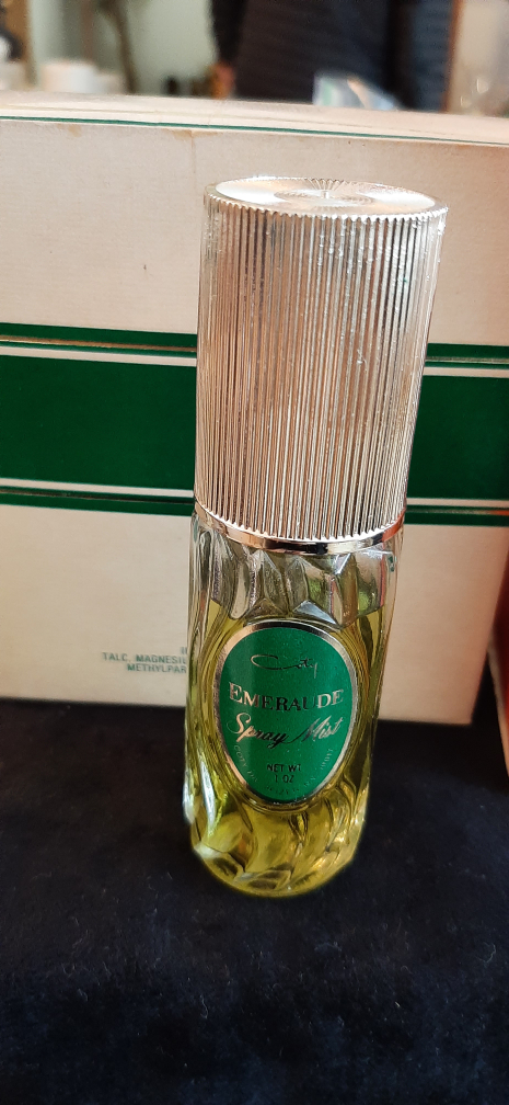 Vintage Coty Emeraude Spray Mist 1 oz