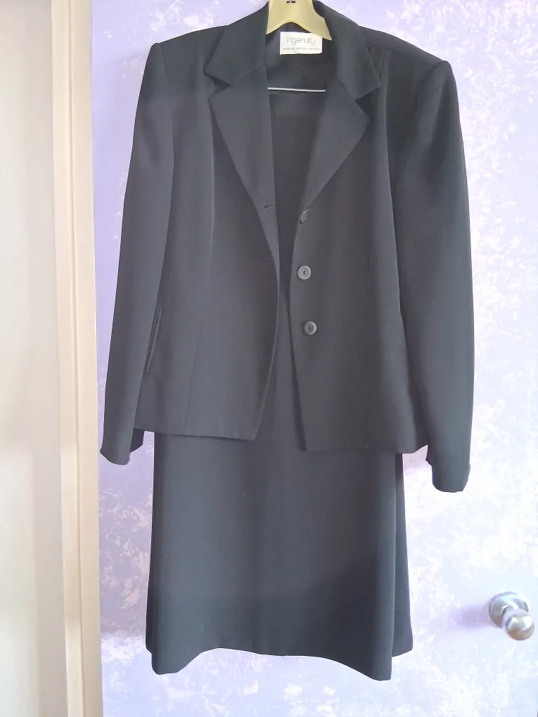 Ingenuity Black Skirt Suit - Made in Canada thumbnail