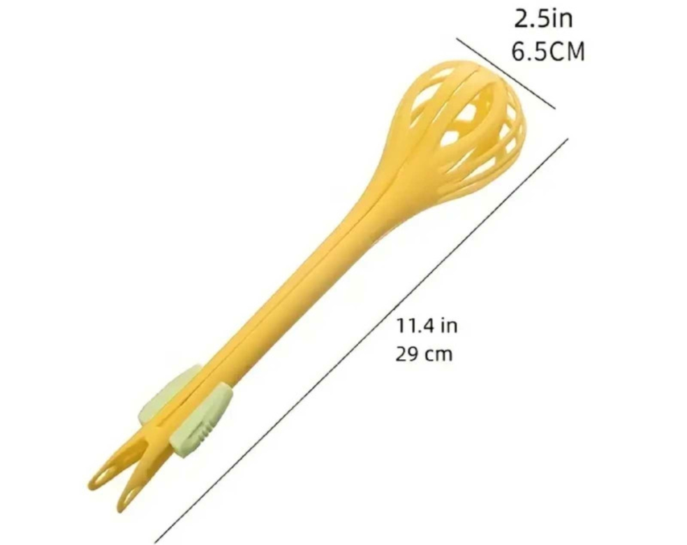 1pc, 2 In 1 Food Egg Whisk, Multi Function - photo 2