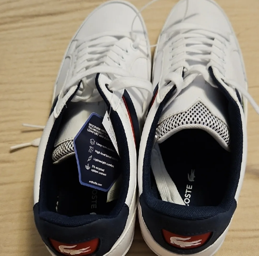 Lacoste Ortholite Size: 9.5 Brand New No Box thumbnail