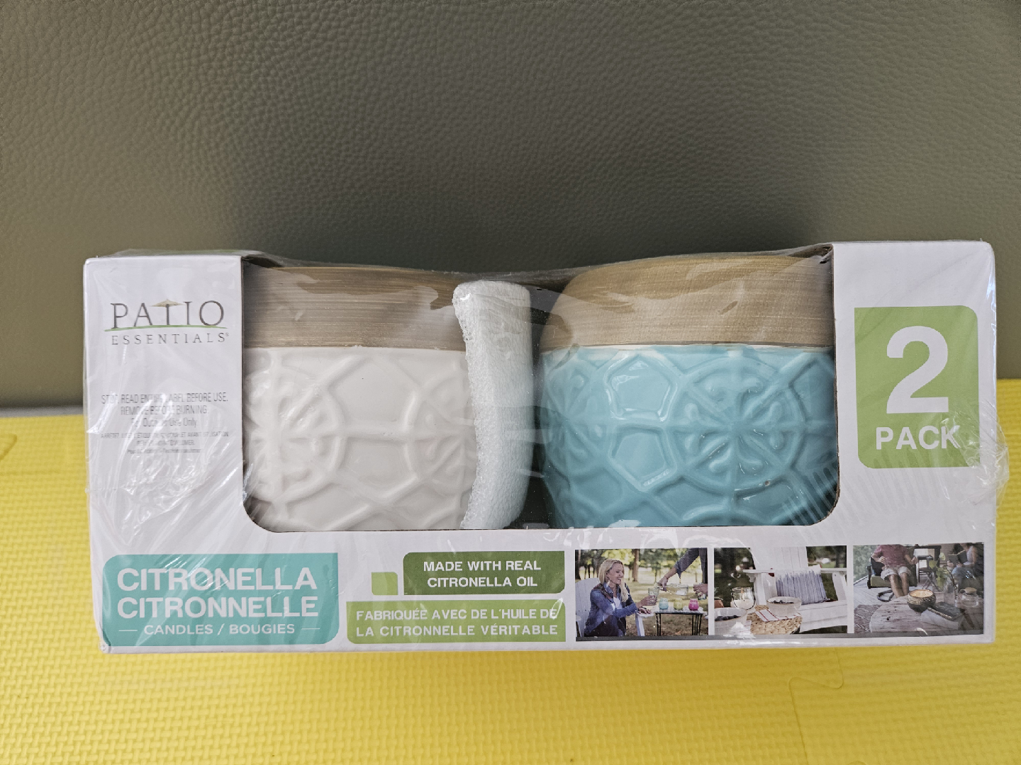 Patio Essentials Citronella Candles 2-Pack - photo 2