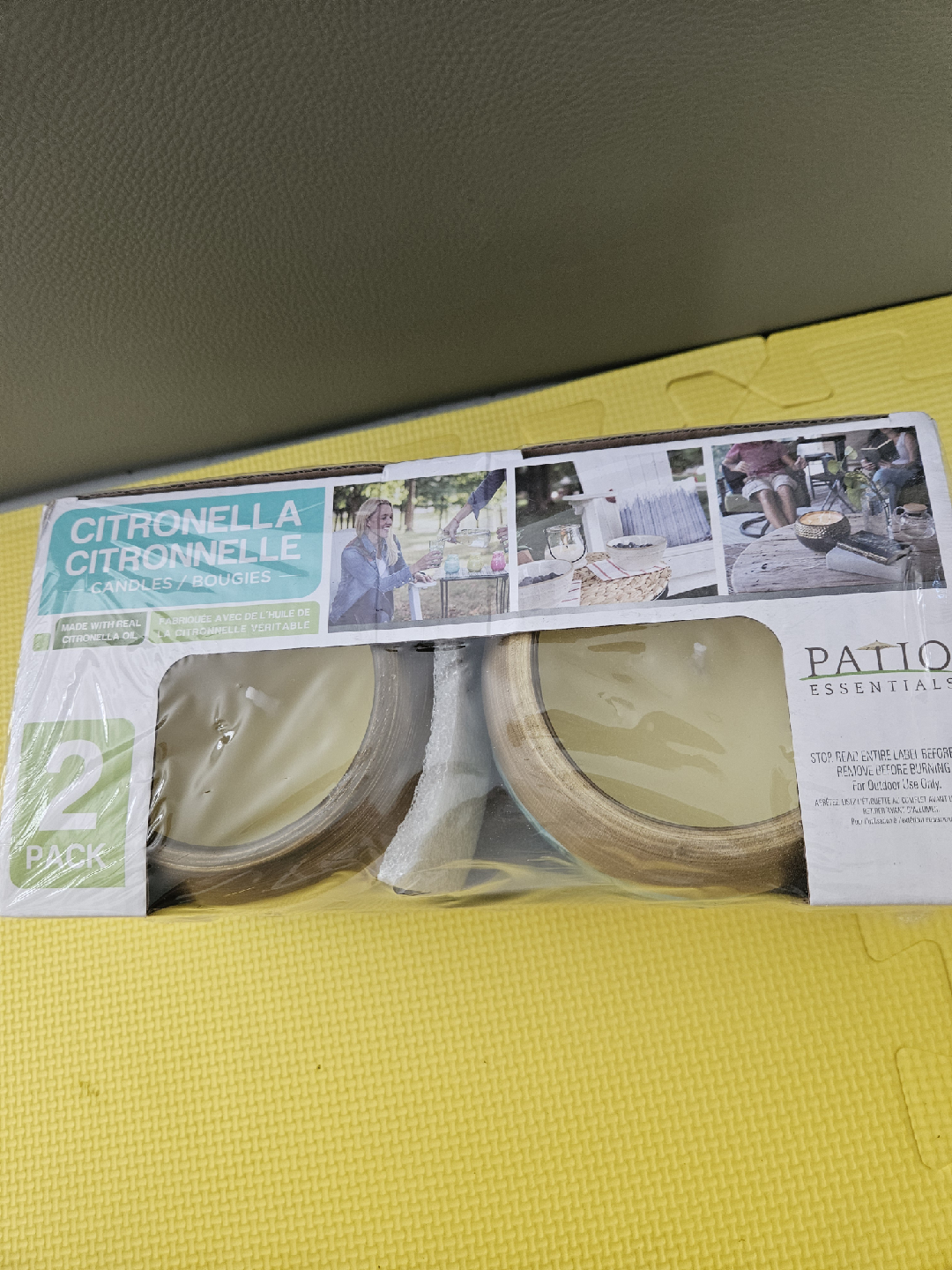 Patio Essentials Citronella Candles 2-Pack - photo 3