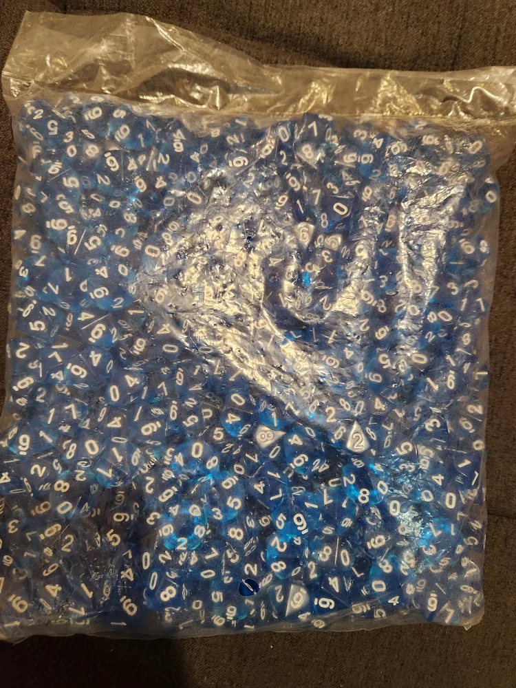 250 bag of Role Playing Games Dice for Dungeons and Dragons etc. image indicator(2)
