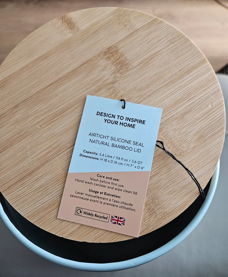 Brand New Typhoon Cookies Storage Canister - Blue image indicator(2)