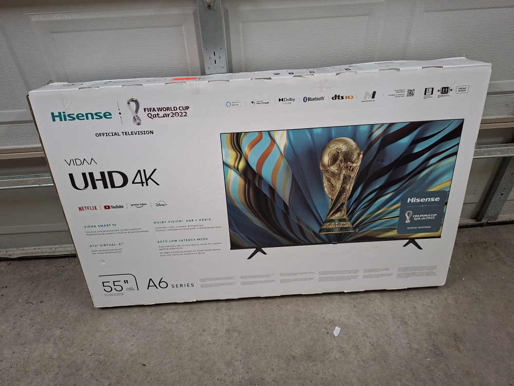 New Hisense VIDAA UHD 4K 55" A6 Series TV - photo 4