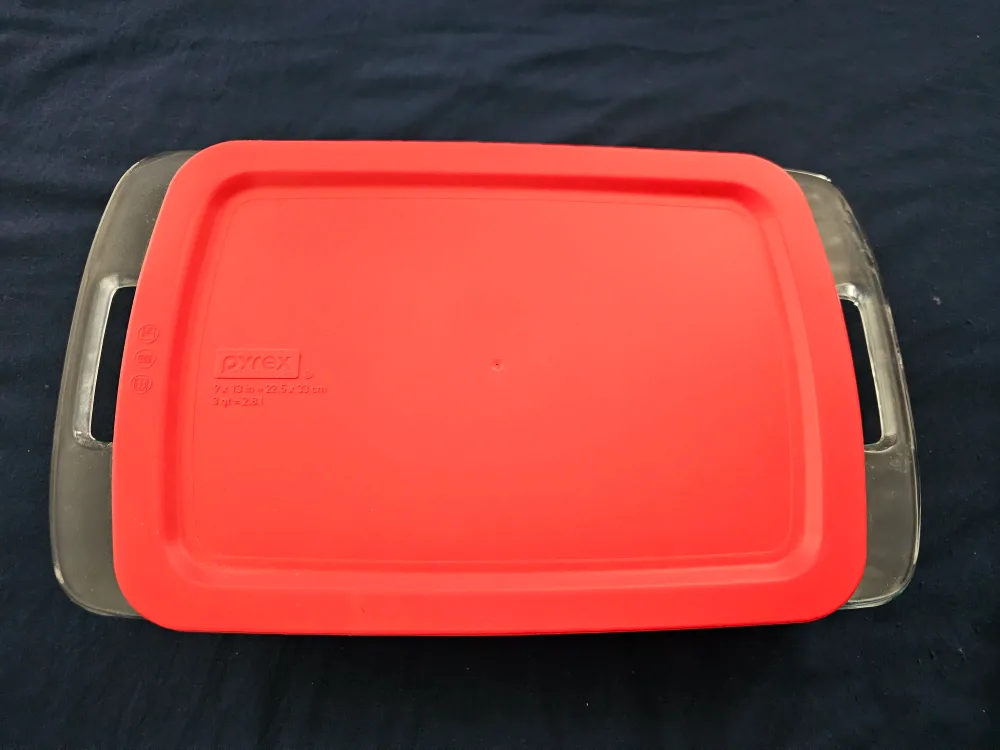 pyrex Easy Grab Baking Dish with Lid, 3 QT./2.8 L 🧡 thumbnail