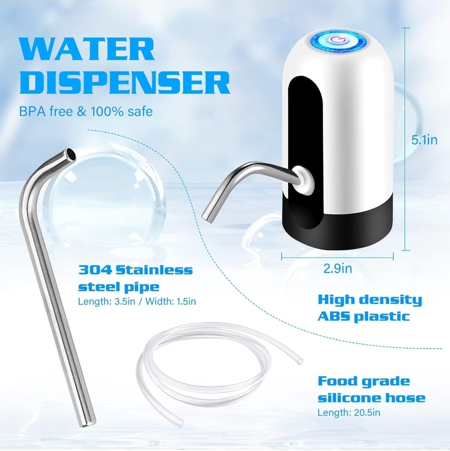 Water Bottle Pump, Electric Water Dispenser - photo 2