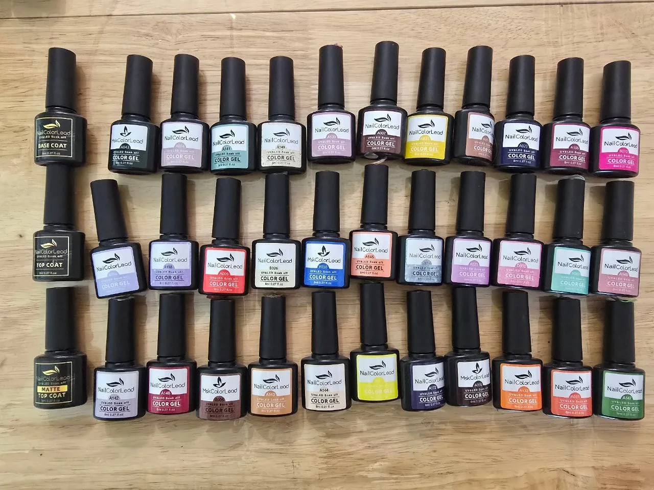💅 Nail Color Lead Gel Nail Polish Set – 36 Bottles (Like New) 💅 thumbnail