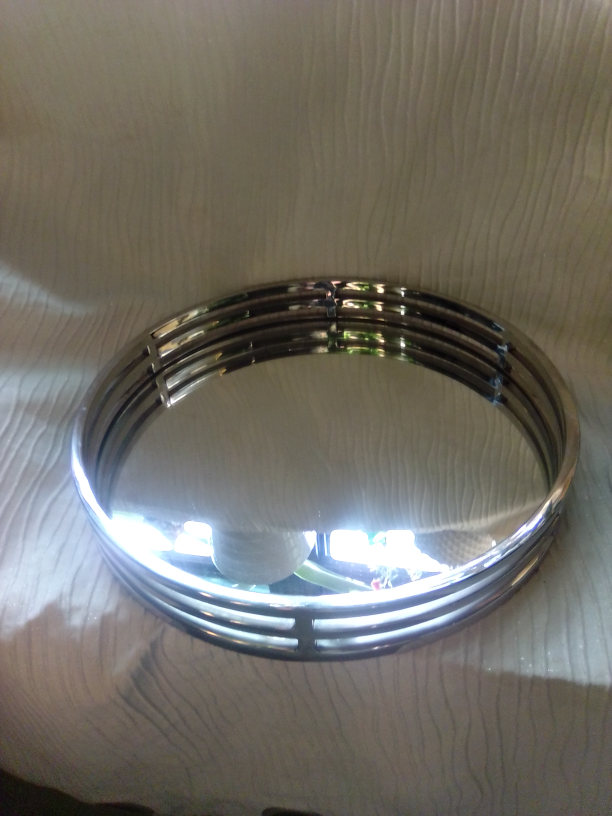 Round Decorative Mirror Tray - photo 2