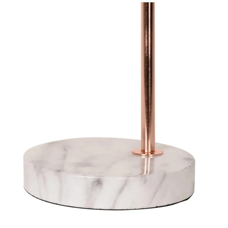 Catalina Rosie 19-Inch Faux Marble Base, Desk Lamp, Rose Gold image indicator(5)