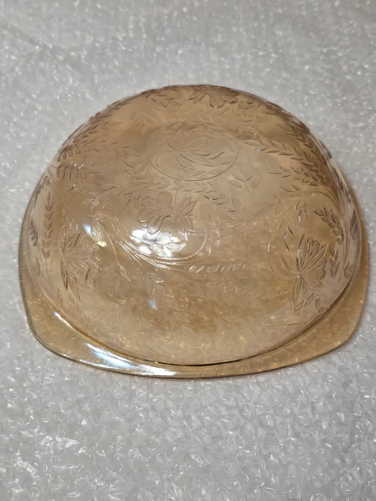 Vintage Jeannette Glass Floragold "Louisa" 1950s image indicator(2)