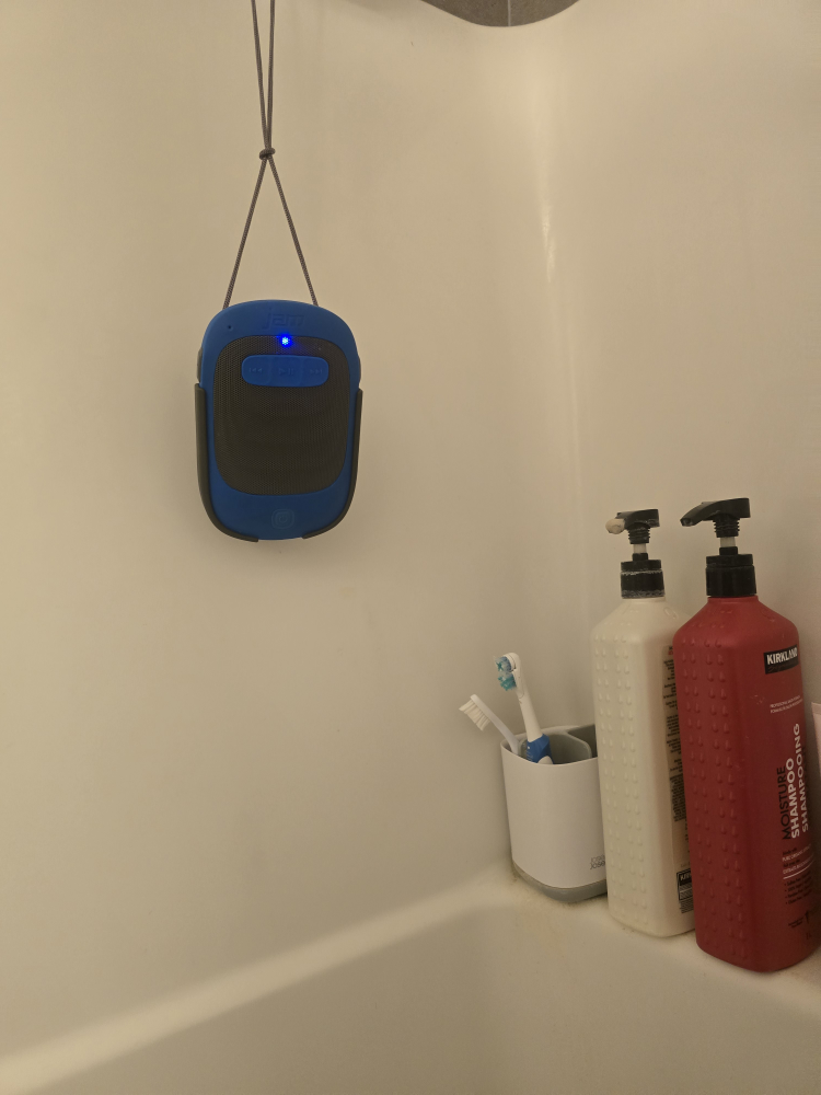 HMDX Jam Splash Shower Bluetooth Speaker - Blue - photo 3