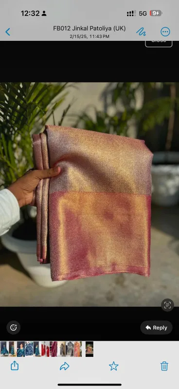 BNWOT Jyothika inspired silk saree image indicator(2)