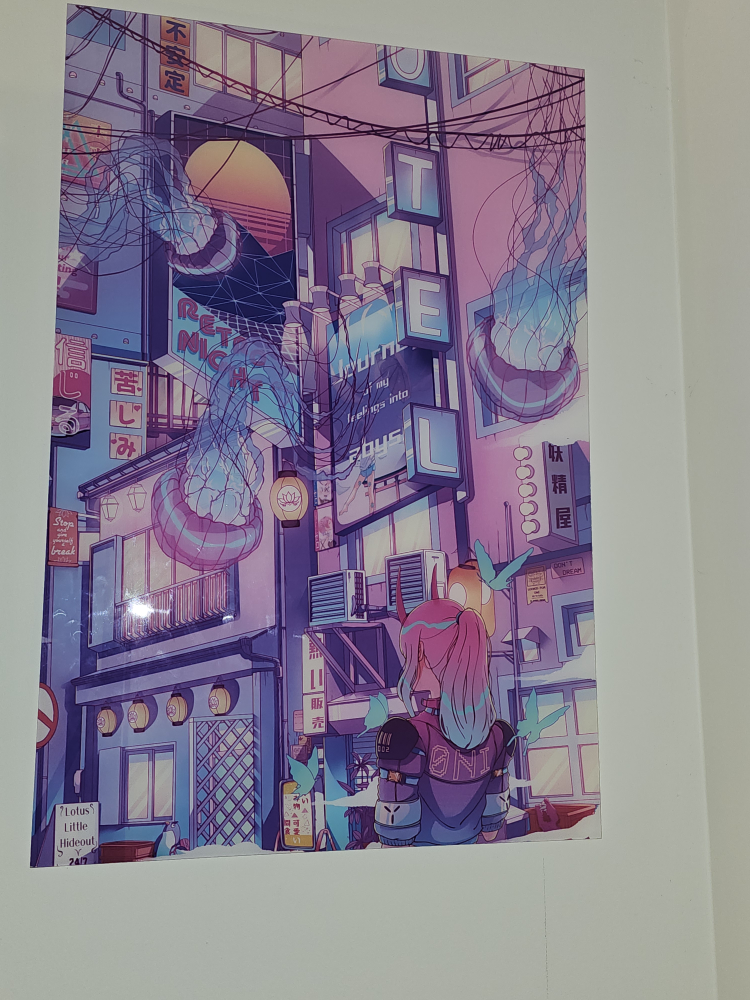 Anime Cityscape Wall Art Zero 2