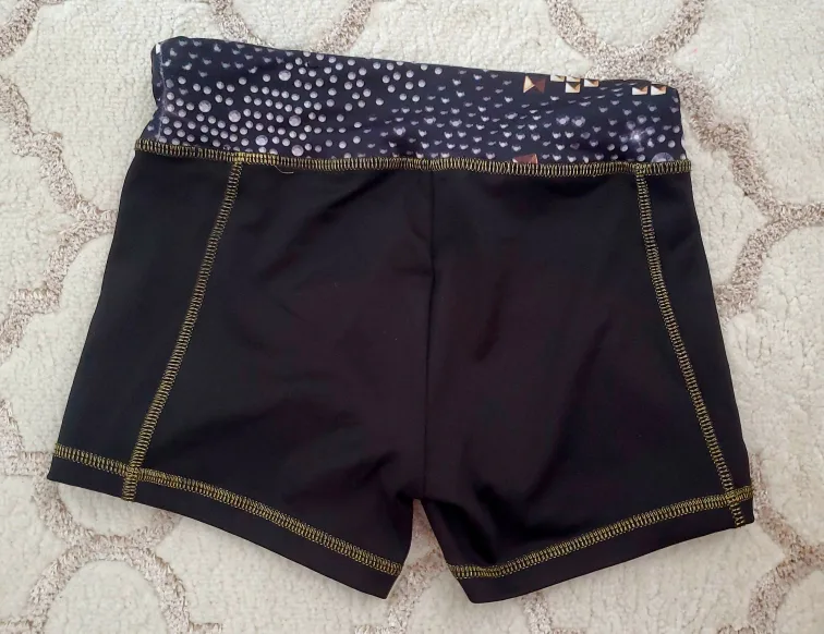 New Justice Black Athletic Shorts - Size 10 image indicator(2)