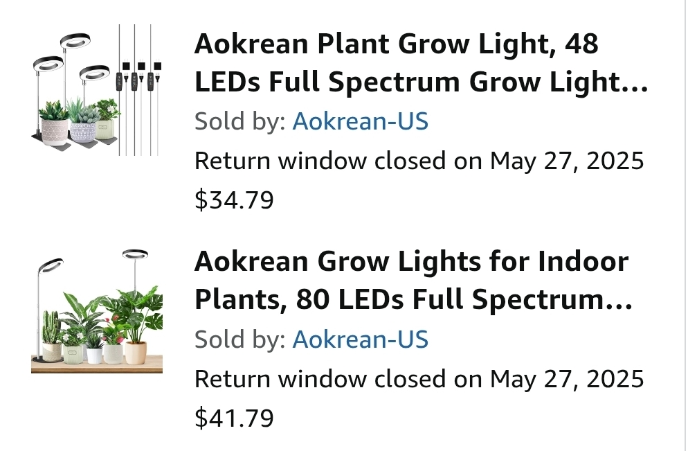 *NEW* 2-set of Aokrean Plant Grow Light, LEDs, Full Spectrum - photo 3