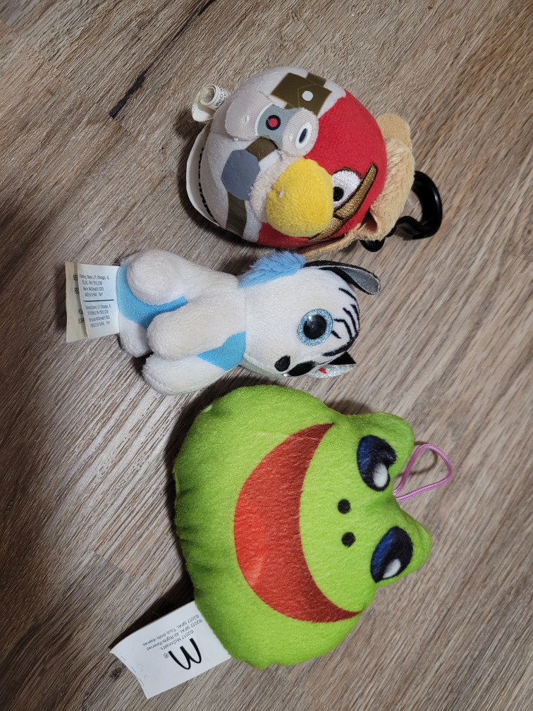 free Angry Birds, Zebra, Green Plush Toys - photo 2