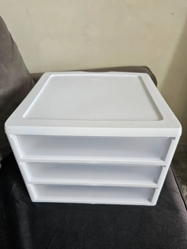 Sterilite 3-Drawer Wide Storage Unit, White FAST PICK-UP image indicator(5)