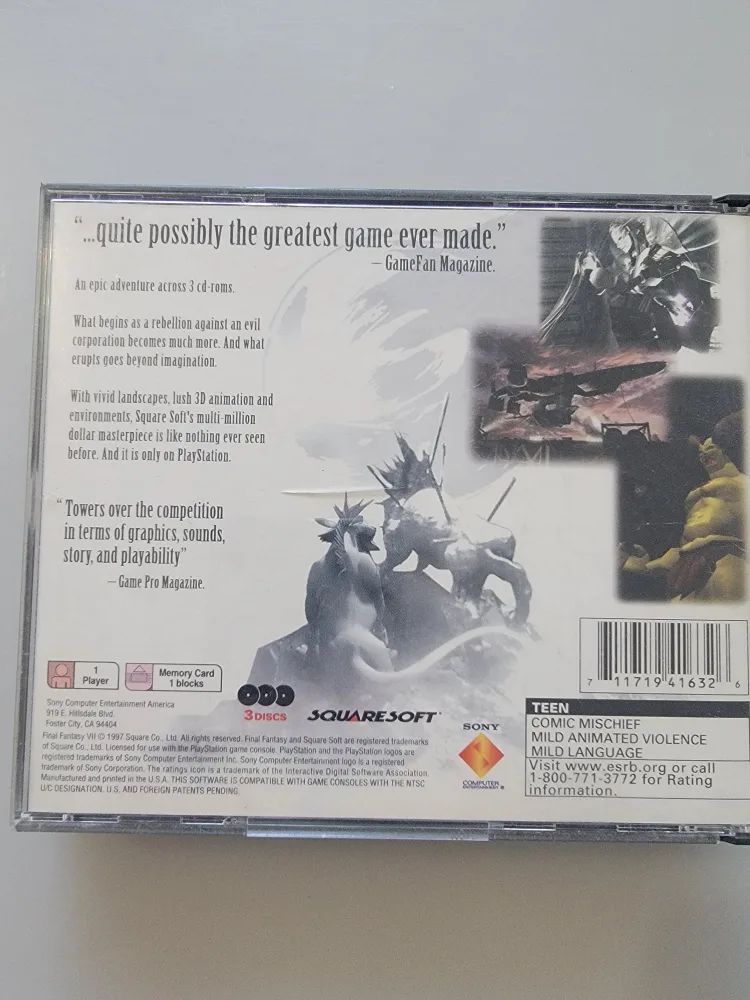 Final Fantasy VII - Playstation 1 image indicator(2)